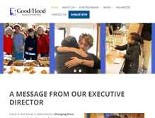 Tablet Screenshot of goodinthehood.org